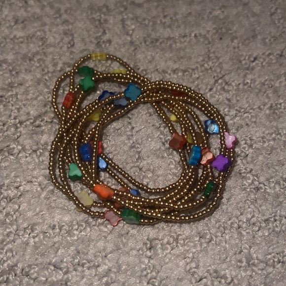 10 PC BOHEMIAN BRACELET SET - Picture 2 of 2